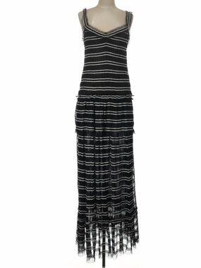 NWT Leon Max Striped Maxi Dress